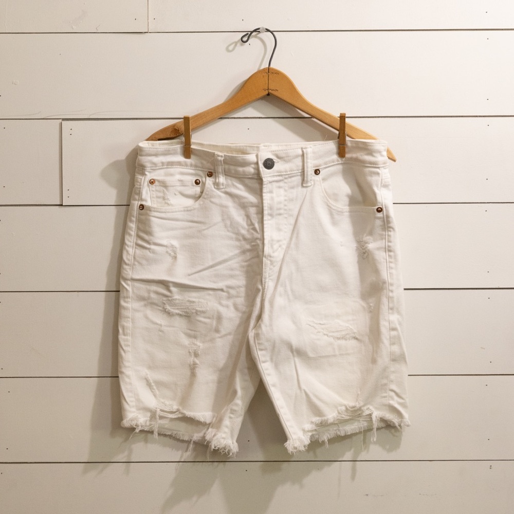 AE AirFlex+ White Denim Short